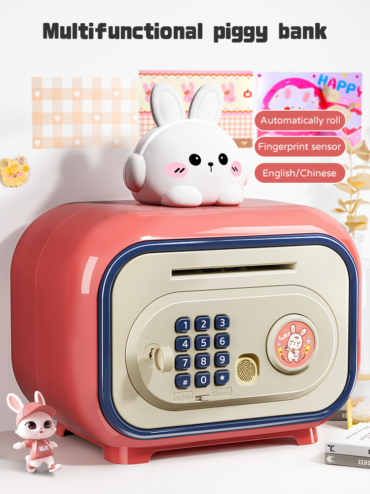 Coin Operated Kiddie Ride - Elektroniczna skarbonka Pos Savings Piggy Bank