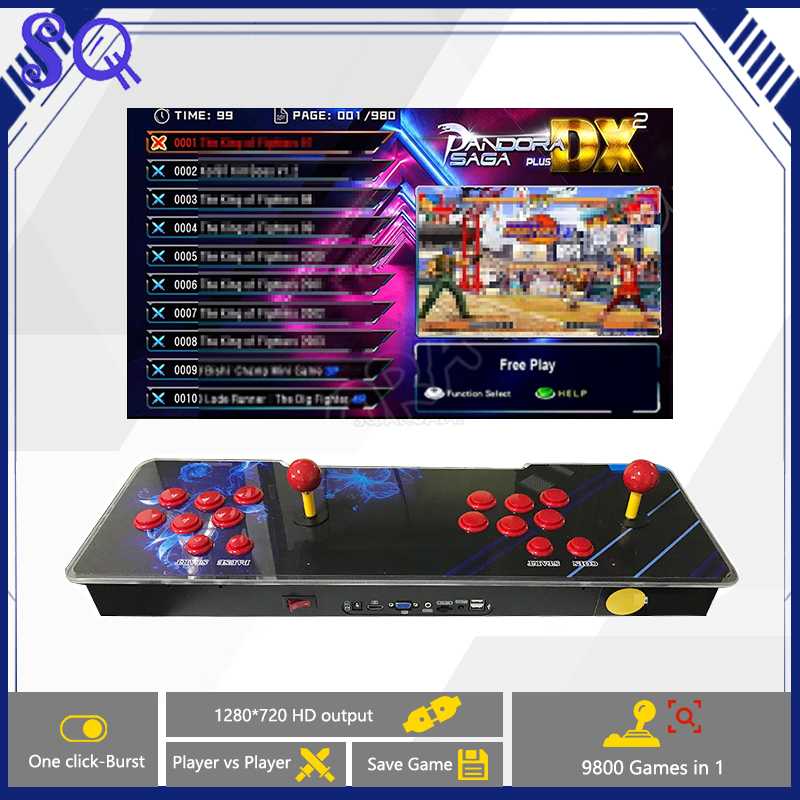 Pandora Saga DX 9800 All in On – Trackball Controller Arcade recenzja i cena